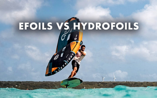 What’s the difference between a hydrofoil and an eFoil?