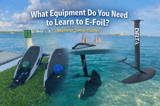 What equipment do you need to learn e-foil - E-Foil Miami